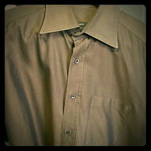 Gucci Brown long sleeve dress shirt